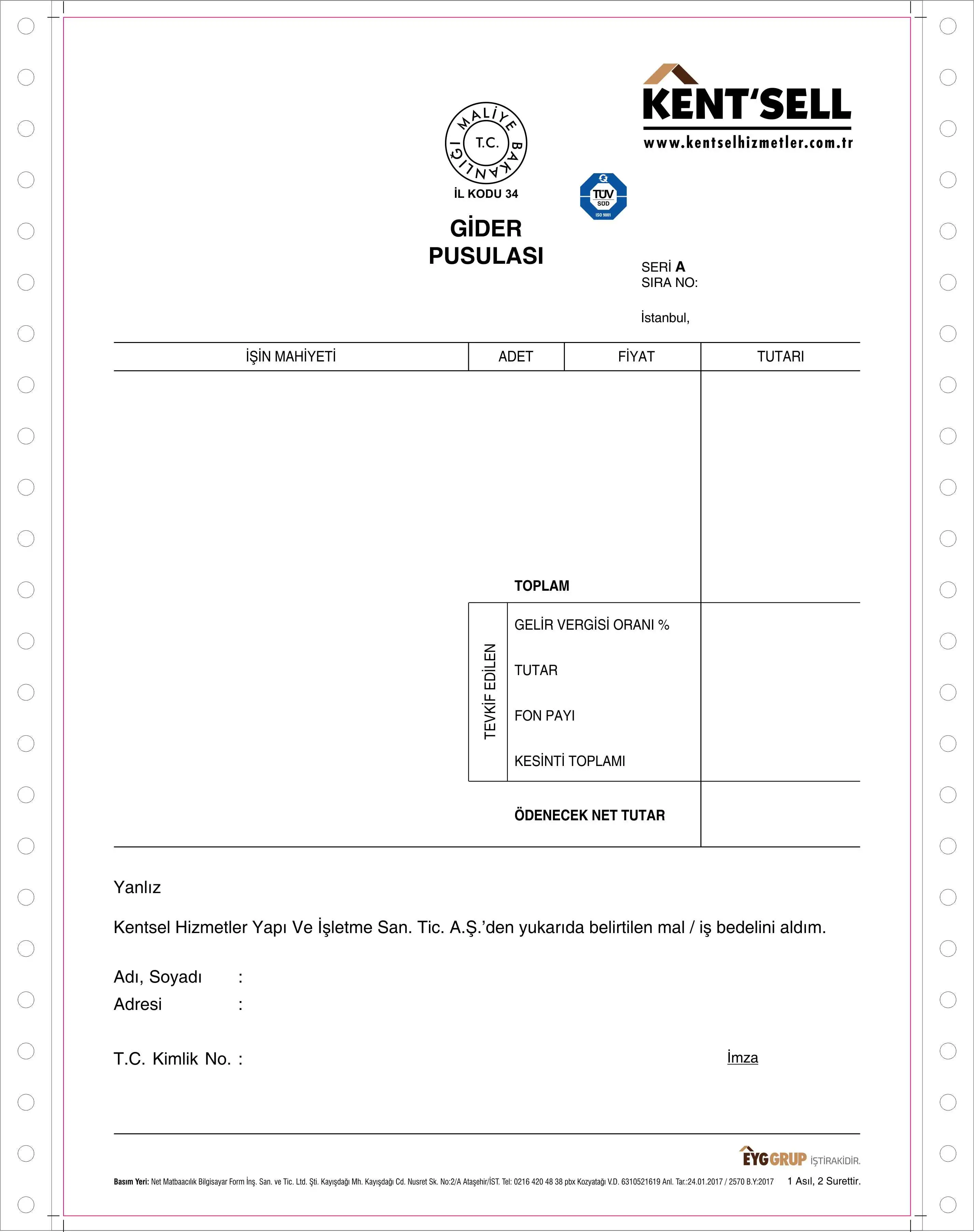 Resmi gider pusulası